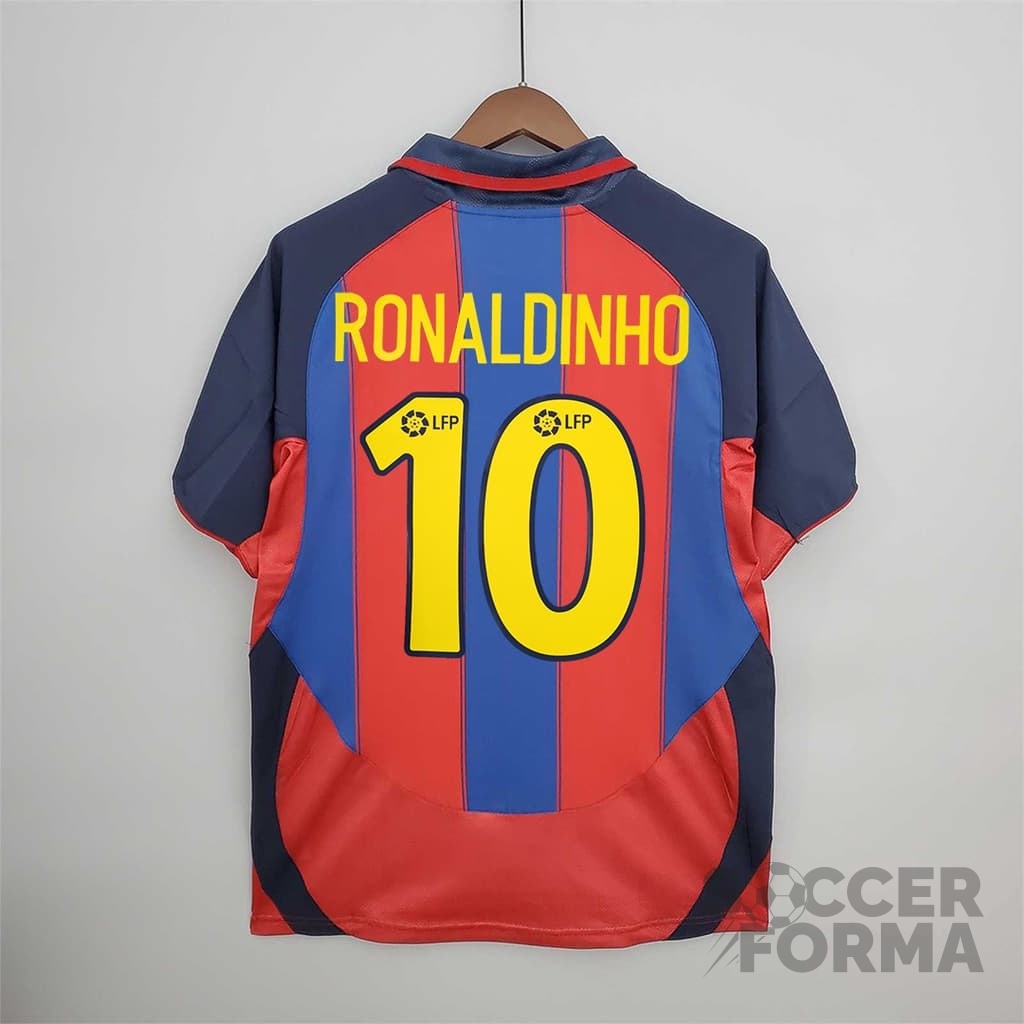Ретро футболка Барселона Роналдиньо 10 - вид 1